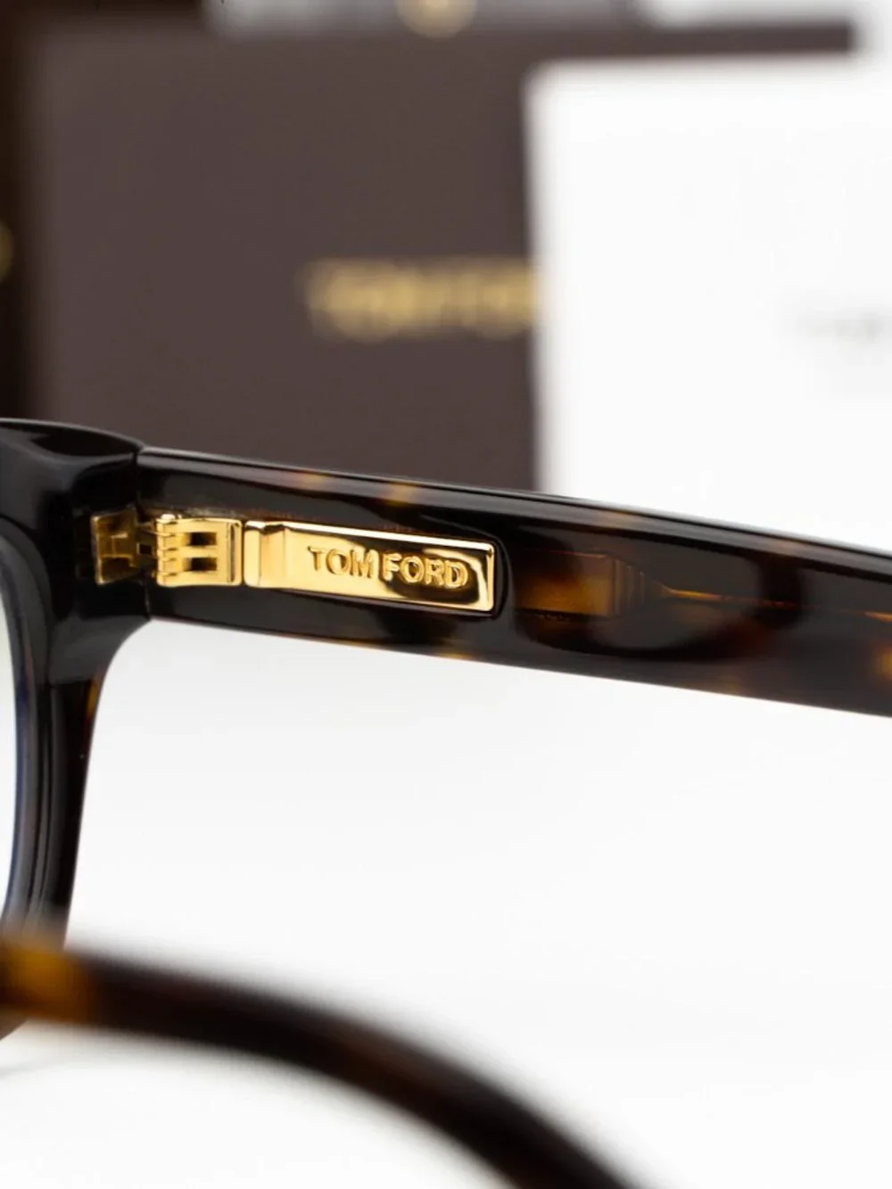 Tom Ford Women Eyeglasses Havana Square FT6036-B 052 NEW AUTHENTIC
